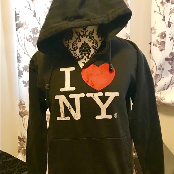 New Fall Item! I love New York small hoodie black - Picture 2 of 5